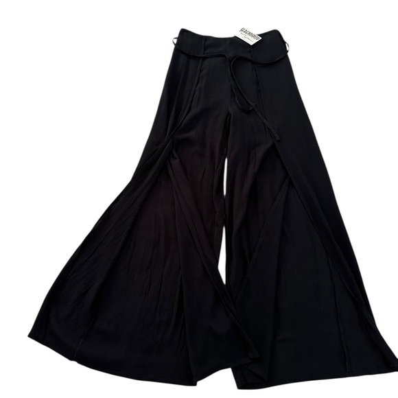 Black Maxi Wide Leg Pants for Casual Wear - Picture 3 of 17